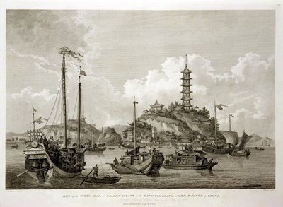View of the Tchin Shan, or Golden Island, in the Yang-tse Kiang, or Great River of China, engraved by Wilson, pub. by G. Nicol by William Alexander